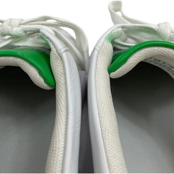 Kizik Vegas Sneakers Clover Green & White Leather Men’s 10.5 Classic Casual - Picture 5 of 13